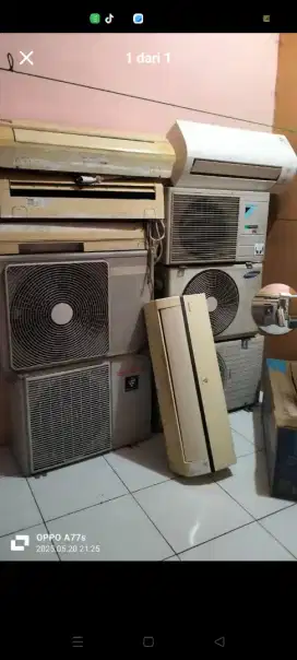 Beli AC bekas atau mati, harga sesuai PK atau ukuran siap jemput