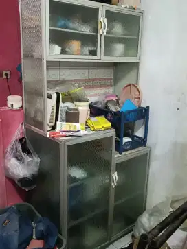 Rak piring, Rak Dapur 2 Pt Alumunium keramik multifungsi