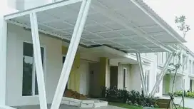 jasa pasang baja ringan kanopi pagar minimalis