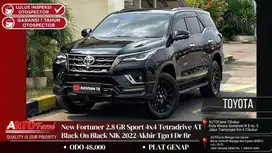 Toyota New Fortuner 2.8 GR Sport 4x4 Tetradrive AT Black NIK 2022