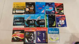 Macam2 senar badminton enak dan terjangkau