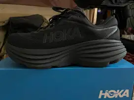 Hoka Bondi 8 Wide Men's Running Shoes - Black/Black US 9.5/CM 27,5 cm