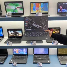 Laptop x1 Carbon thnikpad i7gen7 8GB SSD EDITING DESAIN GAMING