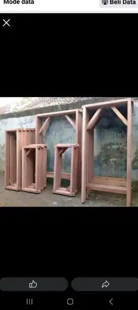 Kusen pintunya ready dari kayu bekas meranti oven berkualitas