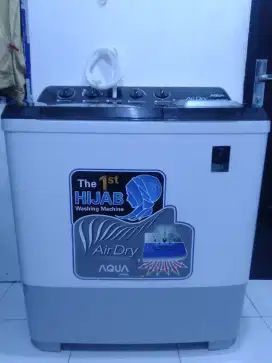 Mesin cuci 2 tabung 10kg AQUA ORI