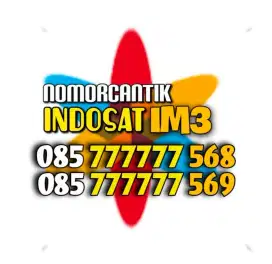 (bisa COD) Nomor Cantik Kartu INDOSAT IM3 HOKI HEKSA 777777