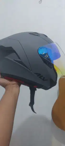 Helm ALV Pro Solid Visor Blu