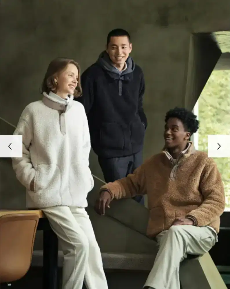 Uniqlo White mountaineering fleece pullover