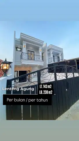 DISEWAKAN RUMAH MINIMALIS MODERN SEMI FURNISHED, SWIMMING POOL