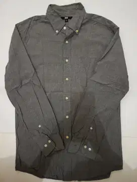 Kemeja Uniqlo Original Abu