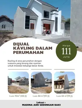Dijual tanah di baki sukoharjo