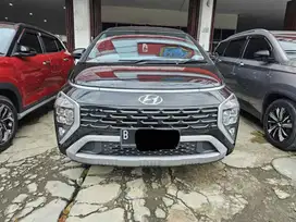 Low Km 35rban Hyundai Stargazer Prime AT ( Matic ) 2022 Hitam ganjil