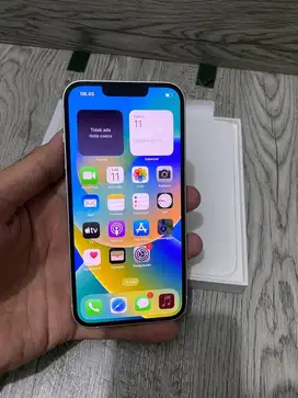 Iphone 13 128gb White IBOX Mulus Fullset Ori