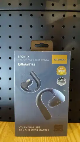 Vivan Sport X Open Ear Air OWS Bluetooth Earbuds 5.3 IPX65 Waterproof