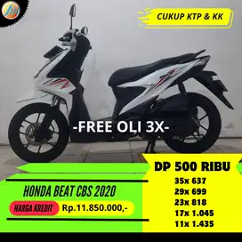 JUAL CEPAT HONDA BEAT CBS 2020 CASH KREDIT SEKEN BERGARANSI FREE OLI