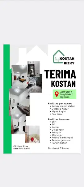 Kosan kostan kos kosan UI,PNJ,margonda