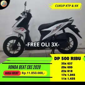 DP 500RIBU HONDA BEAT CBS 2021 ANGSURAN SANGAT RINGAN BERGARANSI