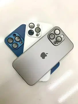 AG-Glass Frosted Slim Case With Sapphire Lens iPhone 15 Pro Max