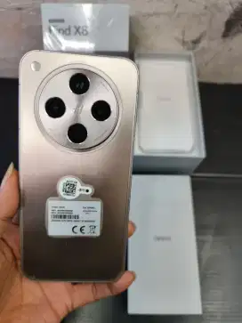 Oppo find X8 
Garansi Resmi
Ram 12/256
Mulus 98%
Fulset original