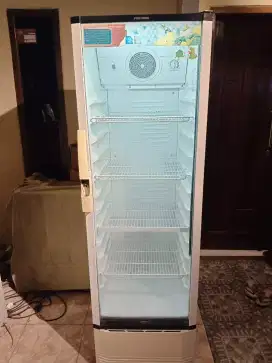 Jual showcase polytron jumbo 5 tahap..normal mesin original.siap antar