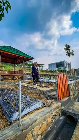 Tanah kavling dengan view gunung akses mudah dekat pemda