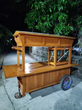 Gerobak Angkringan Bakso Mie Ayam PeceL Bubur Sate Martabak Ronde dlL