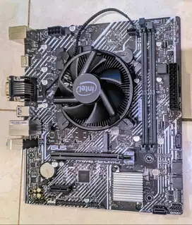 MOBO Asus H510M-D + PROSESOR INTEL GEN 10, GARANSI 14 HARI