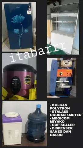 1 Set Perlengkapan Untuk Jualan