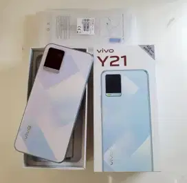 VIVO Y21 (RAM 4+1) / 64GB Like New No Minus Bisa Tukar Tambah