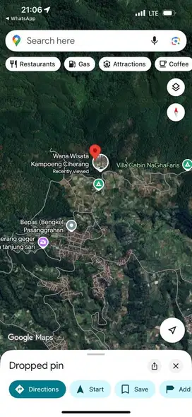 Jual cepat tanah kebun 1552m2, Ds Cijambu, Kec. Tanjungsari, Sumedang
