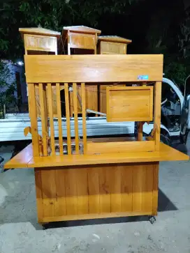 Gerobak Angkringan Bakso Mie Ayam PeceL Bubur Sate Martabak Ronde dlL