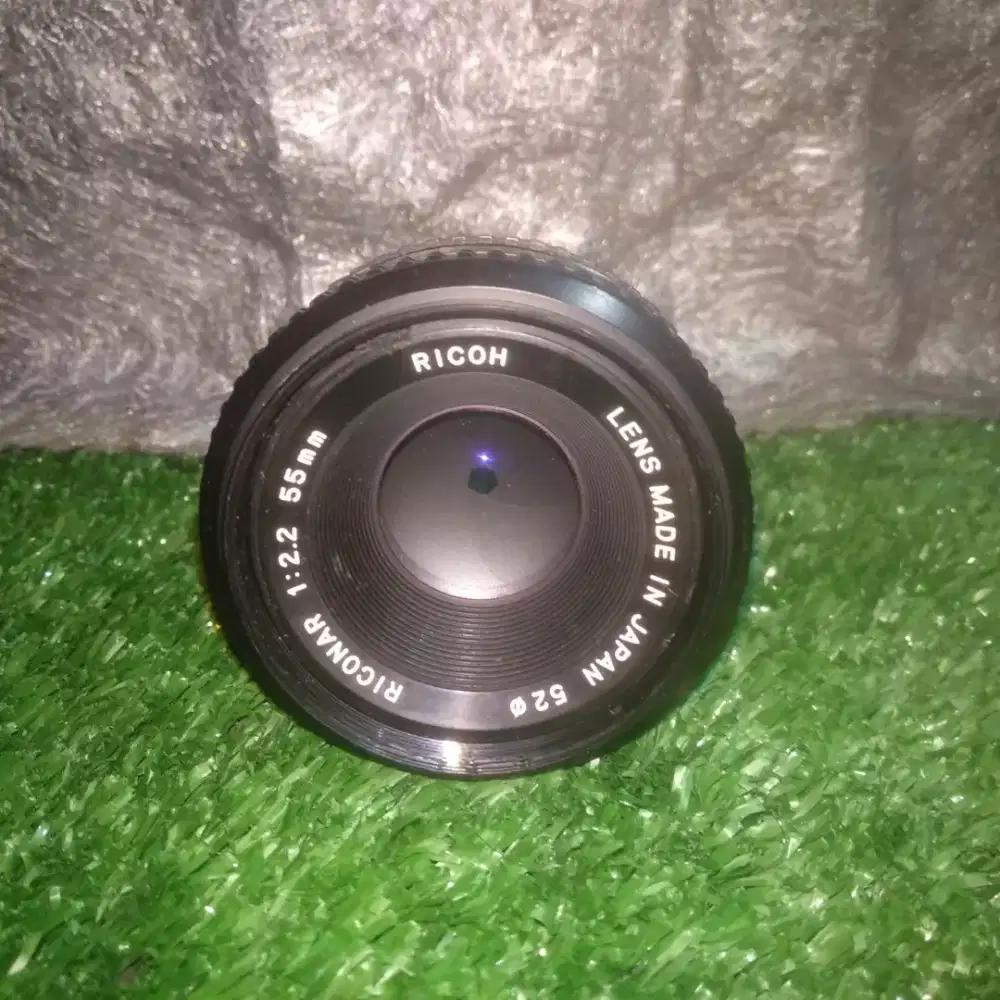 LENSA MANUAL KAMERA RICOH RICONAR 55MM F2.2 MOUNT PENTAX