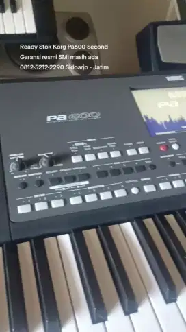 Dijual Keyboard Pa - 600 secend bekas rasa baru