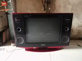 Tv tabung 29in meerk sharp slim normal