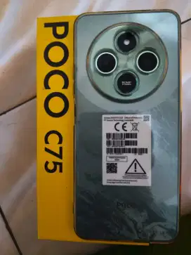 Jual Poco C75 Hijau Fullset 8 256 GB Mulus Baru 2 Minggu COD LRT Rmbtn