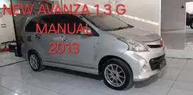 NEW AVANZA 1.3 G MT / MANUAL  2013 SILVER, 2014