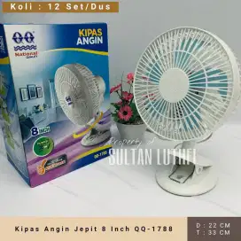 Kipas Angin QQ 2 in 1 ukuran 8 inch