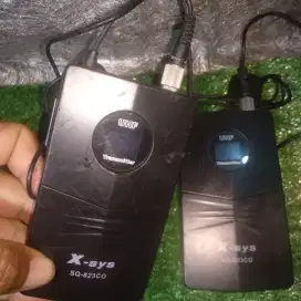CLIP ON WIRELESS X-SYS SQ-823CO TRANSMITTER ONLY EDISI GAMBLING