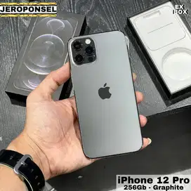 iPhone 12 Pro 256GB GRAPHITE IBOX GARANSI FULL ORI MULUS