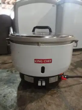 Rice cooker gas KING CHEF kapasitas 10 liter 

Thermostat on/berfungsi