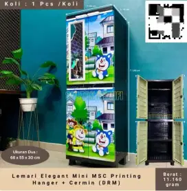 Lemari Plastik Gantung Mini Motif