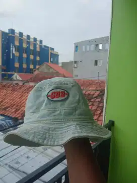 Topi Bucket Ginghambus Denim Fashion