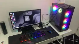 PC 1 set monitor dan mouse