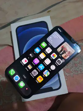 Iphone 12 128GB Ibox garansi on sampe oktober fullset ex pemakaian cew