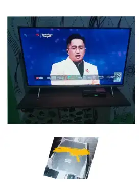 Tv 32inc fulset+antena digital+STB