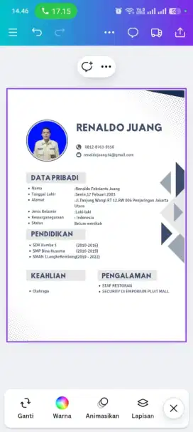 Mencari pekerjaan sebagai security