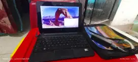 Netbook HP Mini 110-300, minus LCD Spot putih & batre drop. 2GB/160GB