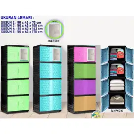 Lemari thabita
new diamond 4susun
cermin