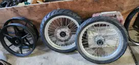 Velg supermoto klx