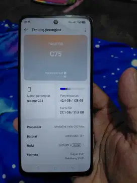 Realme C75 8+16GB/128GB